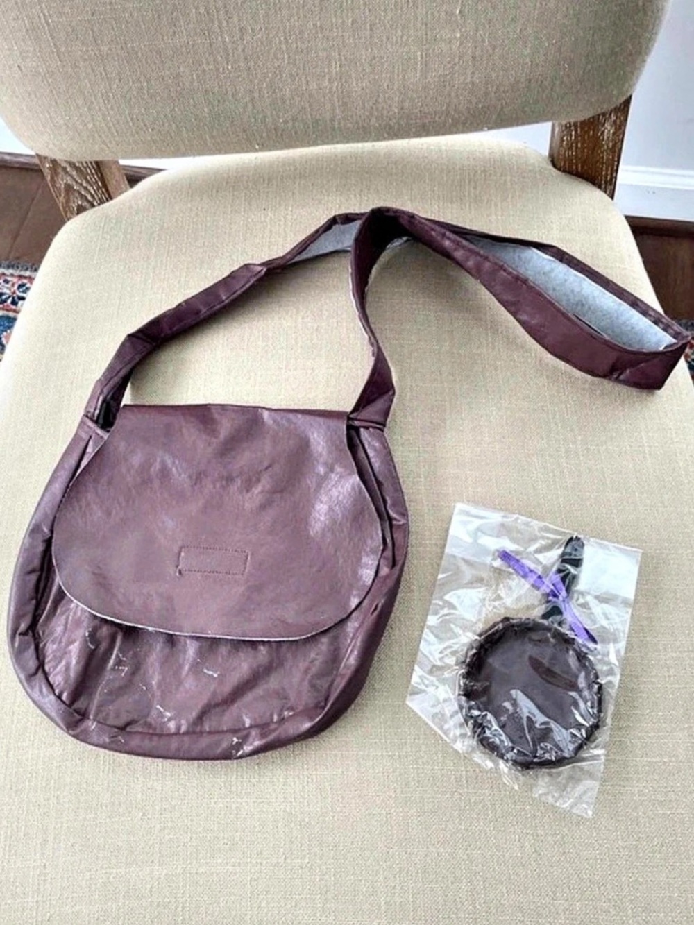 Handmade Flynn Rider Satchel & Mini Frying Pan - Picture 2 of 10